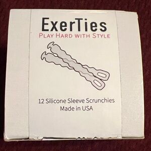 ExerTies Silicone Sleeve Scrunchies
